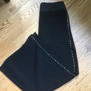 Split leg palazzo pant